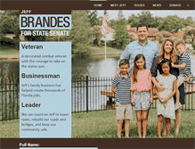 Tablet Screenshot of electjeffbrandes.com